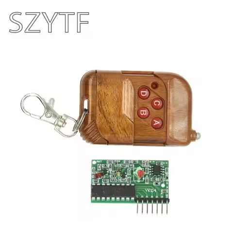 1set IC 2262/2272 4 CH 315Mhz Key Wireless Remote Control Kits Receiver module