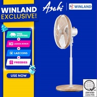 Asahi by Winland Asahi Retro Wooden Stand Fan | Asahi Electric Fan XF 6081