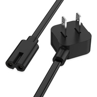 Kabel Kuasa TV AGVEE 10ft untuk LG TV LCD LED HD 4K 8K, Sudut 90 Darjah, Tersenarai ETL, Kabel Kuasa
