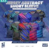 DJ Sport Jersey Abstract FULLY PRINTING Short Sleeve / Unisex Jersey / SIZE S - 2XL