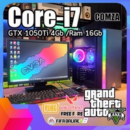 คอมพิวเตอร์ ครบชุด Core i7-3000 /GTX 1050Ti 4Gb /Ram 16Gb ทำงาน-เล่นเกมส์ พร้อมใช้งาน สินค้าคุณภาพ พ