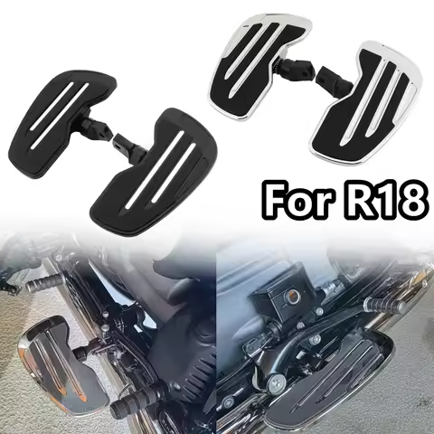 Driver Footboard Rider Floorboard Front Footpeg Wide Footrest Fits For BMW R 18 B R18B 100 Years Cla