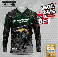 Jersey Custom Mancing Dryfit Premium Motif NWTF with Baramundi