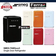 Smeg FAB5 Single Door Cooler 38L (FAB5xxx3) 50s Style Retro Vintage Fridge Refrigerator