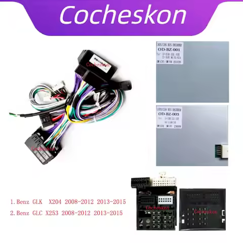 OUDI OD-BZ-001/003 Car 16pin Wiring Harness Adapter Canbus Box Decoder Android Radio Power Cable For