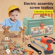 Sekat Drill Kids Building Blocks Playset Educational Toolbox Electric