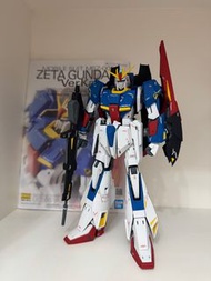 全新組好Zeta MG ka 版，齊盒齊件有說話書。全神剪水口再全機打磨，滲線，全水貼再全機兩層消光。Bandai MG Zeta Gundam Ver. Ka