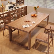 White Waxwood Nordic Household Combination Rectangular Bion Table Dining Table Mo Nordic Log Dining 