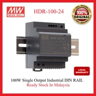 MEAN WELL Switching Power Supply HDR-100-24 HDR-100-12 24V 12V DC Power Supply Din Rail Mount