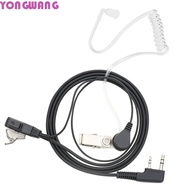 YONGWANG66HR PTT MIC Headset Baofeng UV-5R BF-888S CB 2 Pin Earbud Headphone Walkie Talkie Accessori