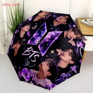 8pc BTS Proof Collection Vibrant Umbrella for Fans Automatic folding umbrella