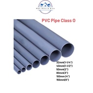 1-1/4''- 2'' 32mm/40mm/50mm PVC Pipe Air PVC Kelabu PVC Water Pipe PVC Paip (Class O)