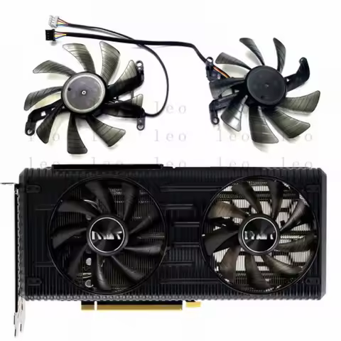AA 1 Set Graphics Card Cooling Fan for PALIT RTX3050 3060 3060ti 8GB Dual OC
