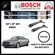 BOSCH Aerotwin Plus Multi Clip WIPER SET 22"+21" A531S 3397014531 Audi TT C-Class W205 SLK W171 W172