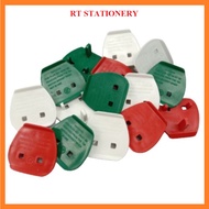 Colourful 13A safety switch socket plug key 2 pin to 3 pin converter