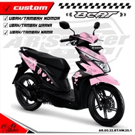 Stiker motor variasi Beat ESP Beat Street Beart FI New Full body - Decal Beat 2016-2019 Hologram 025