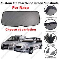 Custom Fit Rear Windscreen Car Sunshade Naza Ria Citra Block 67.3% UVB & 66.9% UVA Radiation Pelindu