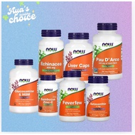 NOW Foods, Pau D'Arco, Echinacea, Astaxanthin, Sambucus Zinc-C, Liver Caps, Glucosamine & MSM