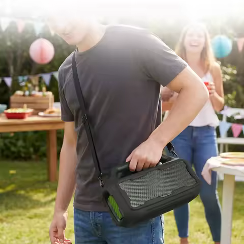 Protective Case for Soundcore Boom 2 Speaker, Portable Storage Case Carry Bag Protective Cover Shock