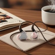 7Hz Zero 2/Zero X Crinacle 10mm Dynamic Driver IEM Earphones, Wired Gaming Earbuds, OFC Cable, No Mi