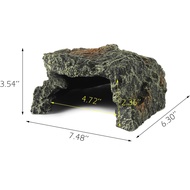 Reptile Rock Cave, Lizard Tank Décor, Turtle Accessories for Tank, Gecko Hide Reptile Hideout for Sm