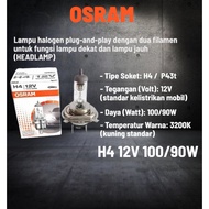 Original OSRAM H4 12V 100/ 90W 62204 Headlamp Bulb H4 Bulb