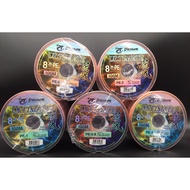 PIONEER ULTIMATE 8X PE BRAID 15LB 20LB 30LB 40LB 50LB FISHING LINE/TA SULAM 8X 100M/PIONEER BRAIDED 