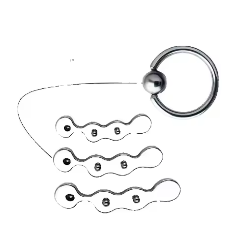SHAZ Stainless Steel Prostate Stimulator with Solid Metal Ball Urethral Stimulation Tablets Anal But