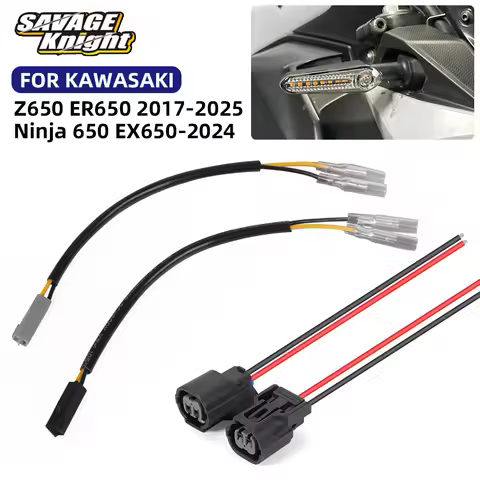 Motorcycle Turn Signal Adapter Plug For Kawasaki NINJA 650 Z650 EX650 ER650 2017-2026 Indicator Ligh