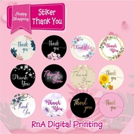 Thank you, Thank you Sticker Label (4cm)