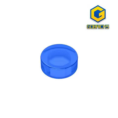 Gobricks GDS-612 FLAT TILE 1X1 ROUND compatible with lego 98138 children's DIY Educational Building 