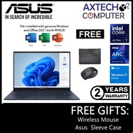 Asus Zenbook 14 OLED UX3405M-APP146W 14" 3K Laptop Ponder Blue ( CU7-155H, 32GB, 1TB, Intel Arc, W11, HS )