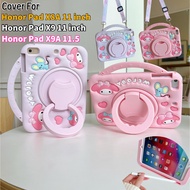 For Honor Pad X9A X8A X9 Pro 11.5 11 inch Tablet Case 3D Cartoon Melody 360 Rotation Stand Tablet Si