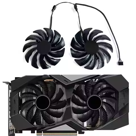 Original 88MM 4PIN T129215SU PLD09210S12HH Video card cooling fan，For Gigabyte GTX 1650、1660、1660TI、