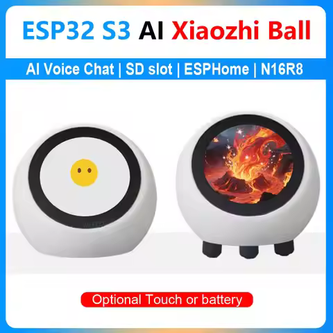 ESP32 S3 1.28inch N16R8 Development Board DeepSeek AI Voice Robot Smart home Assistant desktop trink