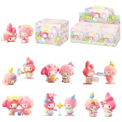 Anime Sanrio My Melody My Sweet Piano Series Blind Box Action Figures Genuine Collection Models Orna