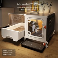 วิลล่า แมว บ้าน แมว นอก บ้าน คอนโดแมว 2 ตัว ตู้แมว วิลล่าสำหรับแมวอเนกประสงค์ คอนโดแมวแบบ 2 ชั้น หรื