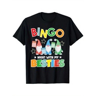 Bingo Friends BINGO NIGHTS with MY BESTIES funny Bingo T-Shirt