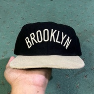 Mitchell & Ness Brooklyn Nets Winter Strapback Hat.