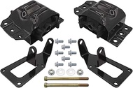 ICT Billet LS Swap Engine Conversion Mount Kit Compatible with 4WD 1988-1998 Chevy OBS Truck - LS1 L
