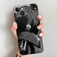 Softcase Handphone iphone 13 / IP 13 Pro / IP 13 Pro Max Vespa Motif Protective Casing hp Case Sarun