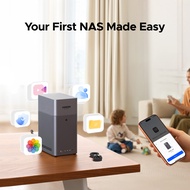 【Beginner Friendly】UGREEN NASync DH2300 2-Bay Desktop NAS, Support Capacity 60TB (Diskless), Remote 