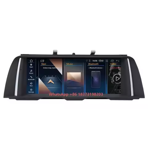 LELV Android 14 Car Radio Wireless Carplay Android Auto Gps Navi Multimedia Player for 5 Series F10