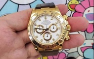 『已交流』👏👏勞力士 116518 迪通拿 ROLEX  Daytona 八鑽 116518G 原鑲 白面 停產