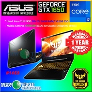 *Used ASUS TUF FX95 FX95G Gaming Laptop 9TH Gen Intel i7 Nvdia GTX 1650 , 16GB DDR4, 512GB SSD, W11