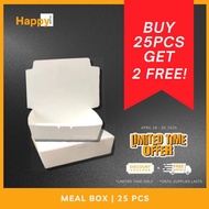 Happy Box Co. 25PCS Meal Spaghetti Box Laminated Disposable (LB1, LB2, LB3)