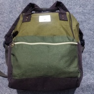 Tas ransel backpack Anello green Orii ex import