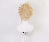 Anime Final Fantasy VII FF7 Cloud Strife Linen Blonde Cosplay Wigs Heat Resistant Hair Wig
