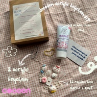 Decoden ACRYLIC KEYCHAIN KIT / DIY ACYRLIC KEYCHAIN