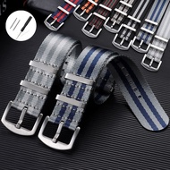 Nylon Nato Watch Strap 18mm 20mm 22mm Seatbelt Canvas ZULU Watch Band for Omega Seamaster Spectre 00